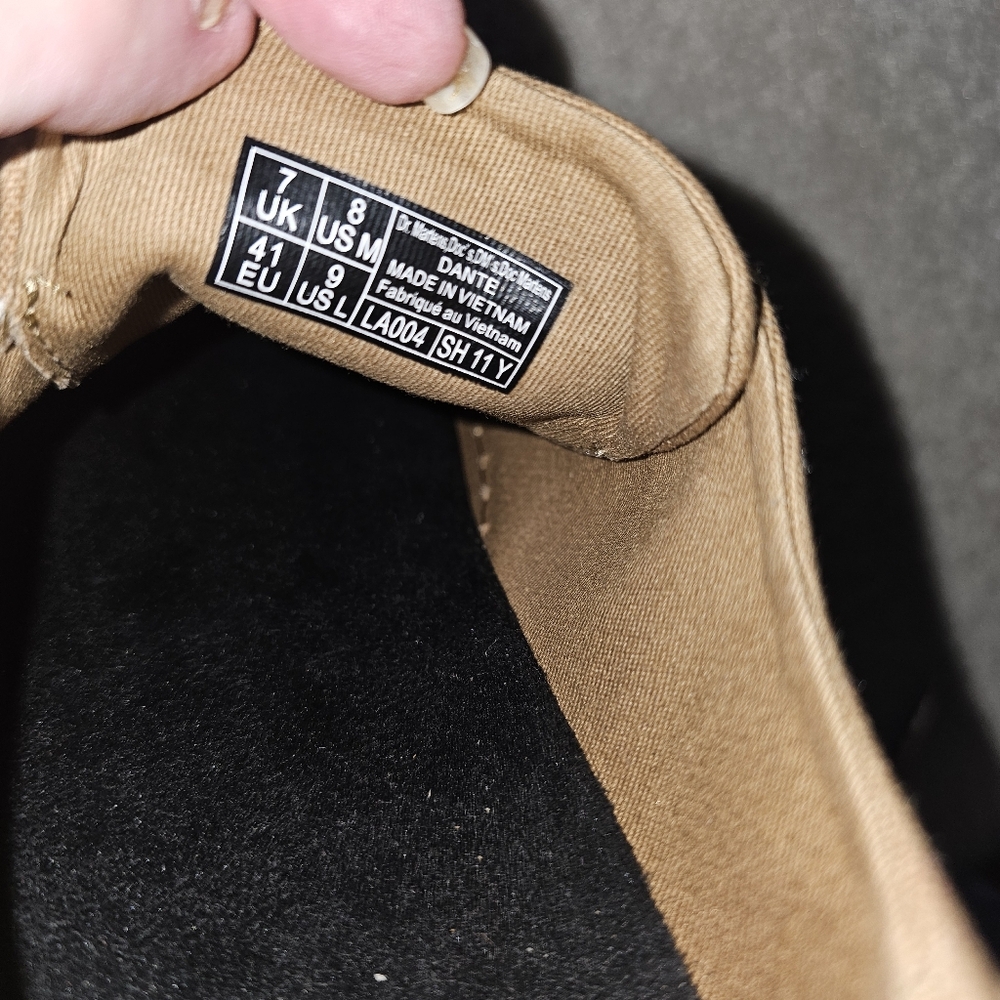 Dr. Martens Unisex Dante Tan Canvas Sneakers - Picture 5 of 5